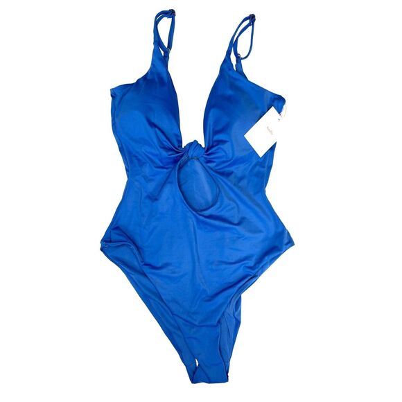 Andie Swim The Santorini One Piece Compressive Minimalist Horizon Blue NWT Small - Picture 4 of 8